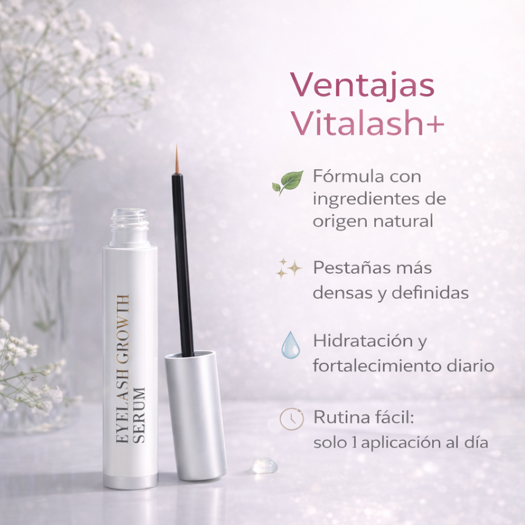 Vitalash+ — Sérum Natural para Pestañas